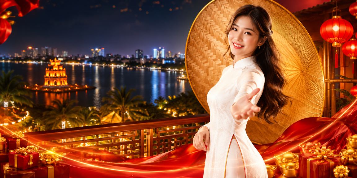 Người chơi tại Hà Nội tham gia casino trực tuyến qua điện thoại trong không gian văn hóa áo dài