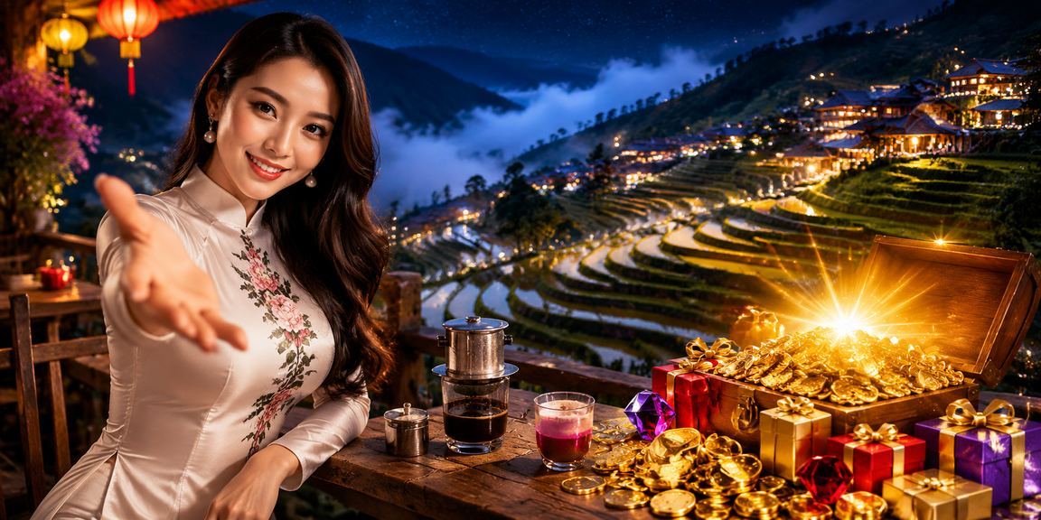 Người chơi xem kèo thể thao tại quán cà phê ở Sapa trong không khí se lạnh
